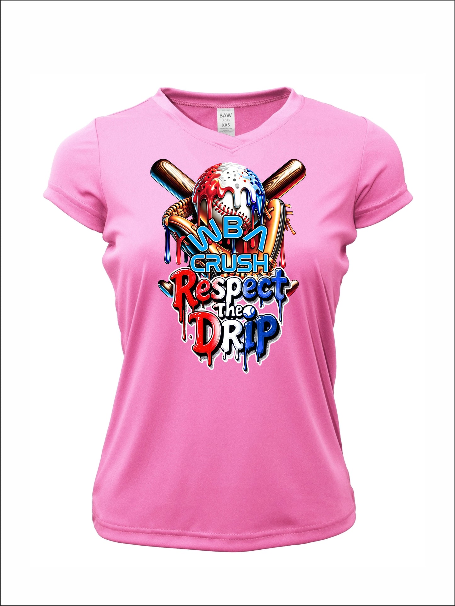 Ladies WBA Respect The Drip Short Sleeve Dri-Fit T-Shirt