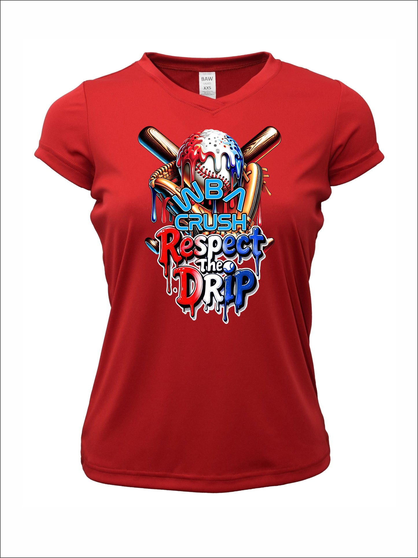 Ladies WBA Respect The Drip Short Sleeve Dri-Fit T-Shirt