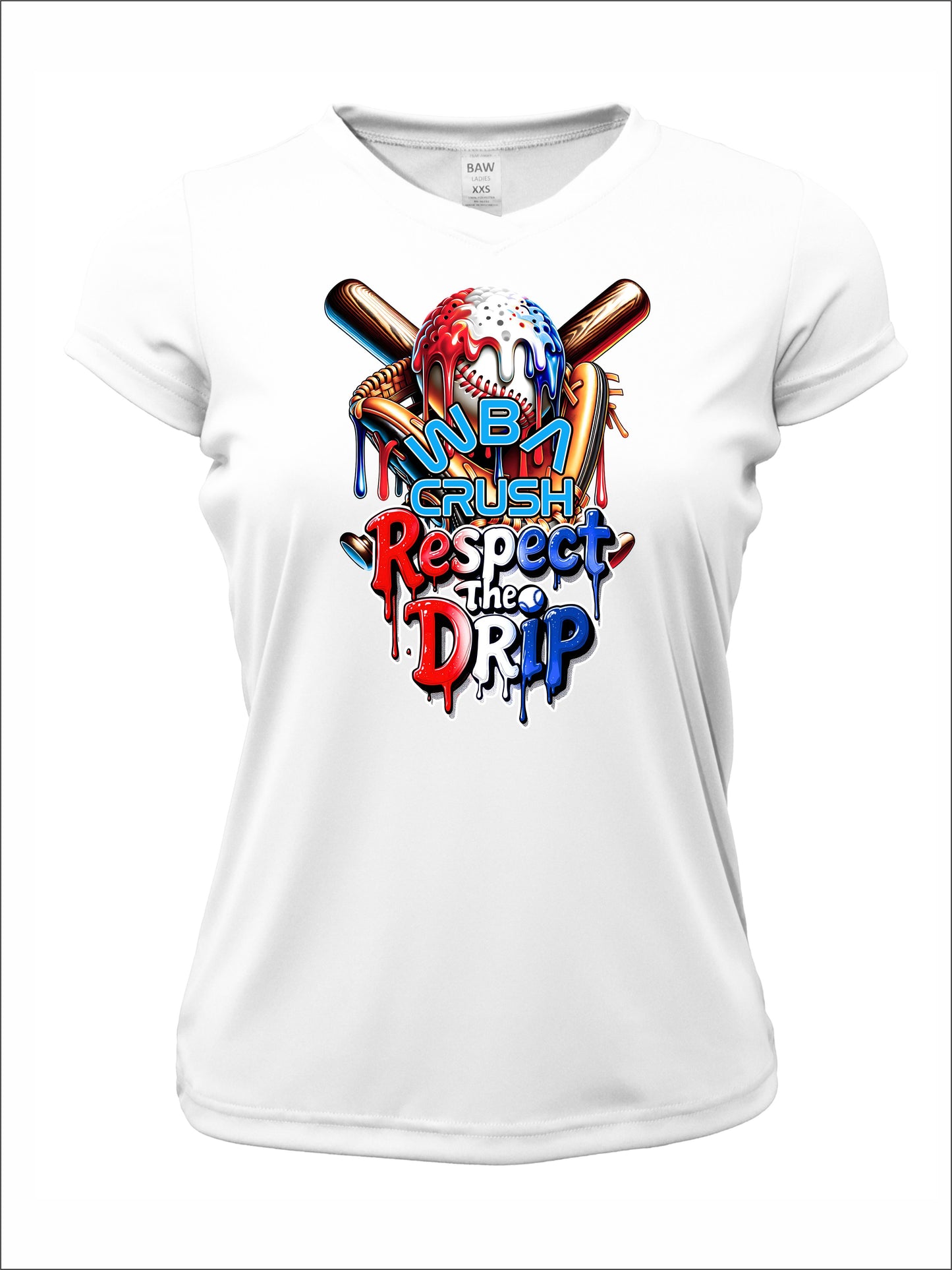 Ladies WBA Respect The Drip Short Sleeve Dri-Fit T-Shirt
