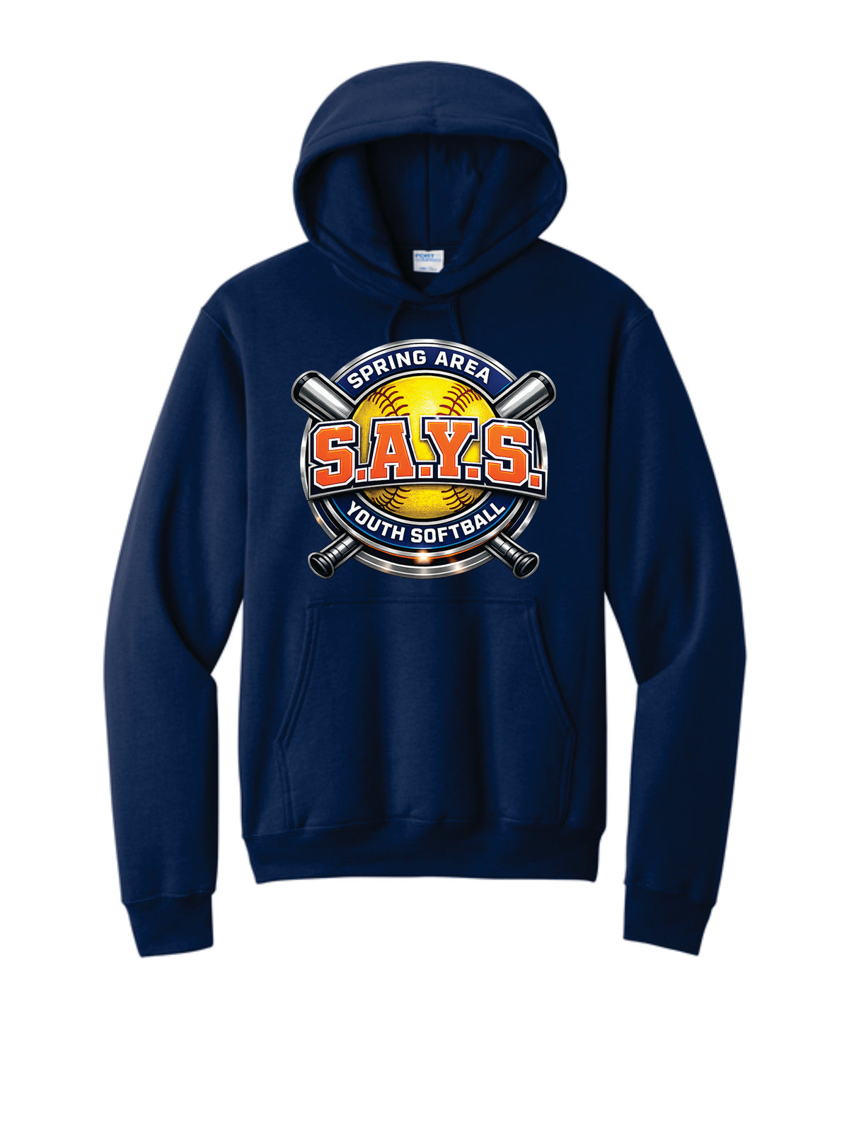 SAYS LOGO GRAPHIC HOODIE