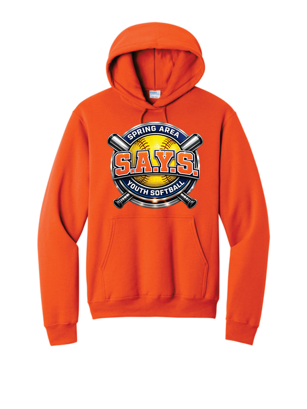 SAYS LOGO GRAPHIC HOODIE