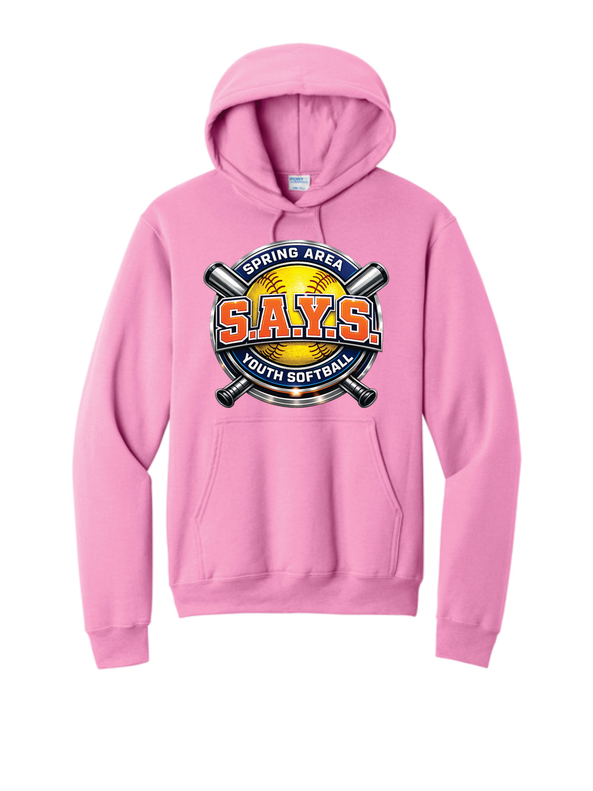SAYS LOGO GRAPHIC HOODIE