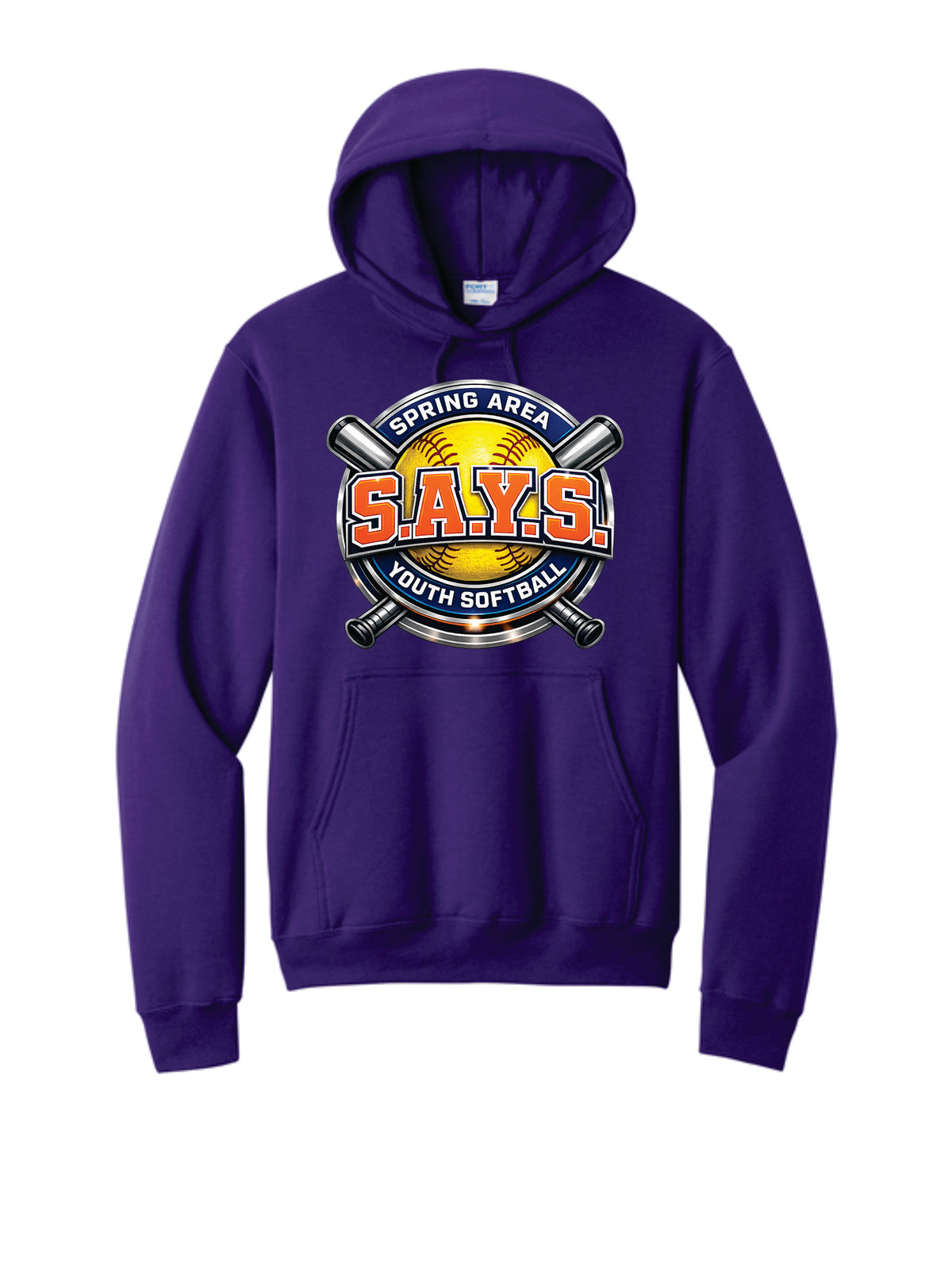SAYS LOGO GRAPHIC HOODIE