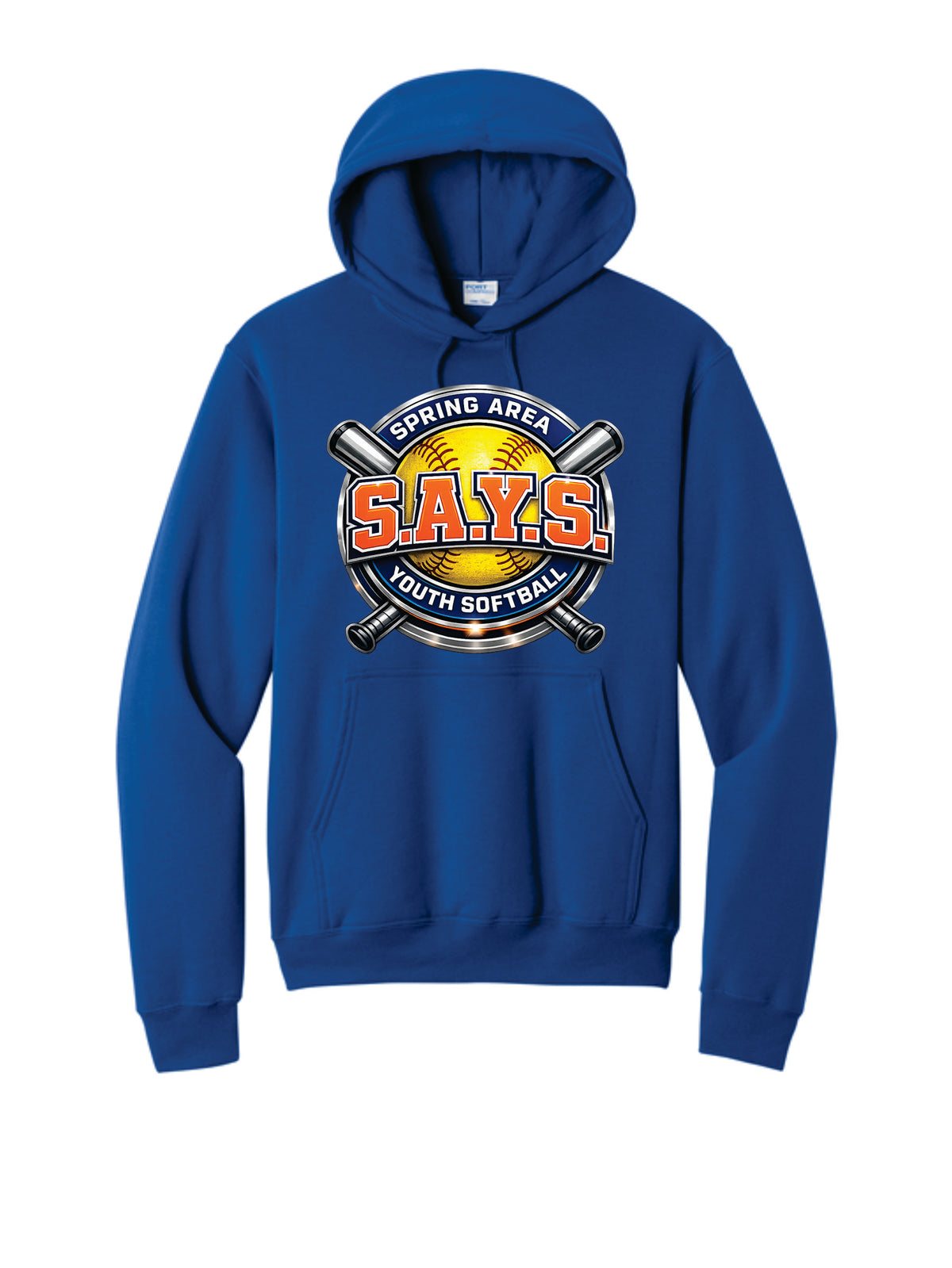 SAYS LOGO GRAPHIC HOODIE