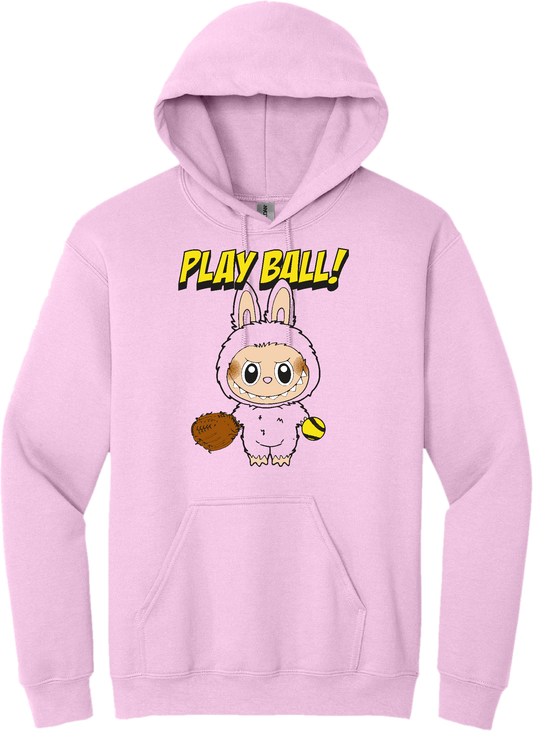 Softball Labubu Play Ball Blended Hoodie