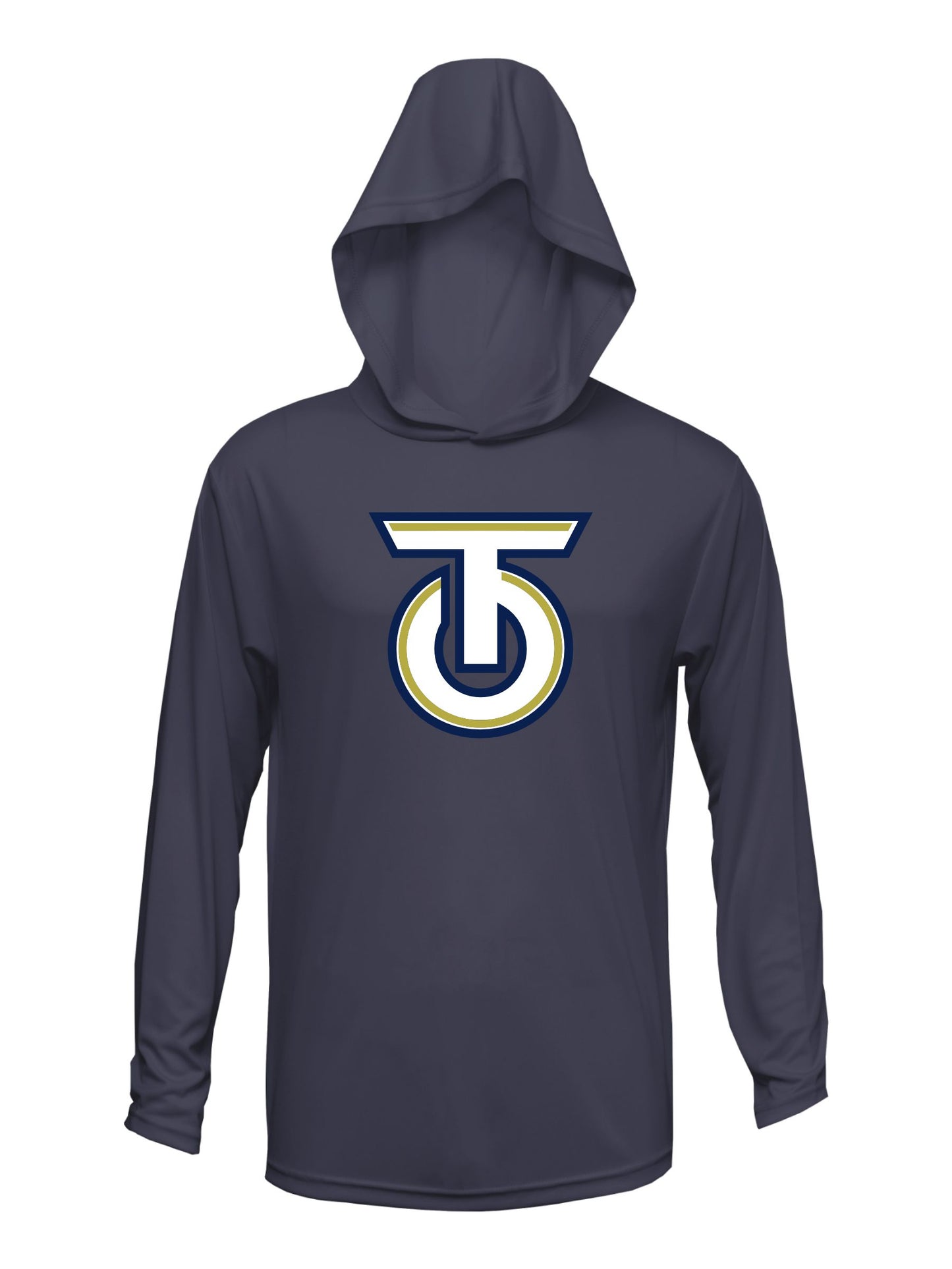 Leisure Long Sleeve Tee w/ Hood TO Logo FRONT
