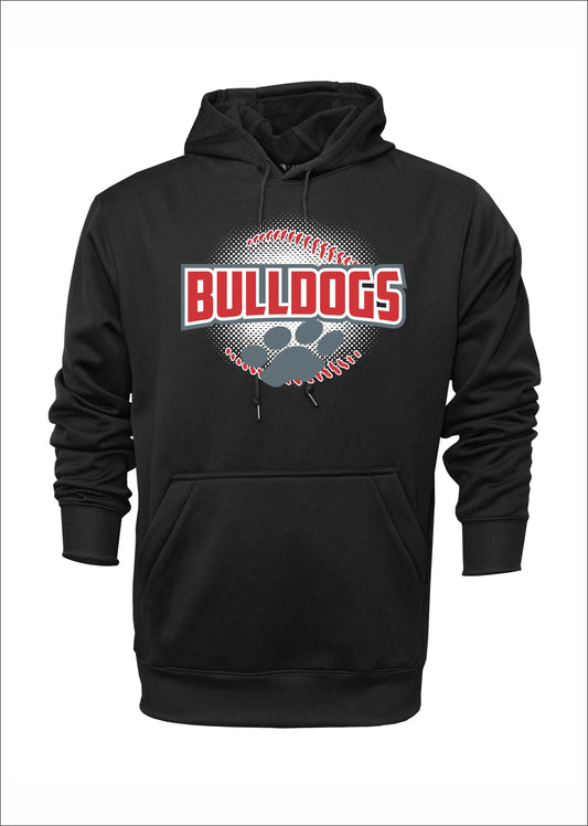 BULLDOGS PAW LOGO POLYESTHER HOODIE