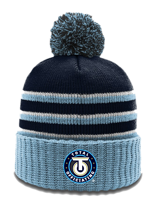 Leisure Beanie with Cuff & Pom