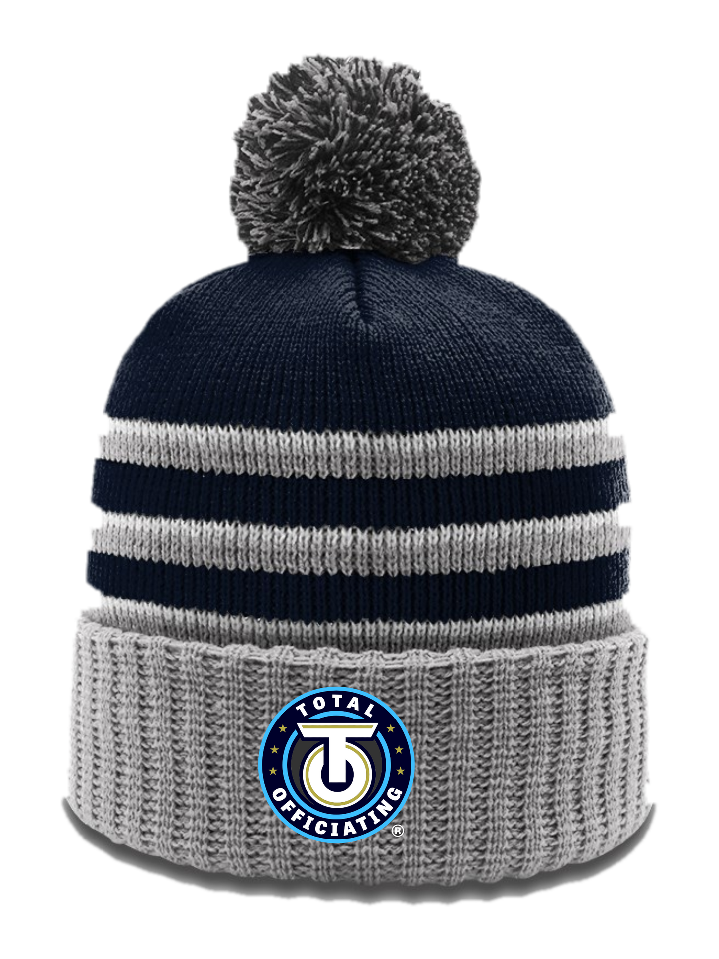 Leisure Beanie with Cuff & Pom