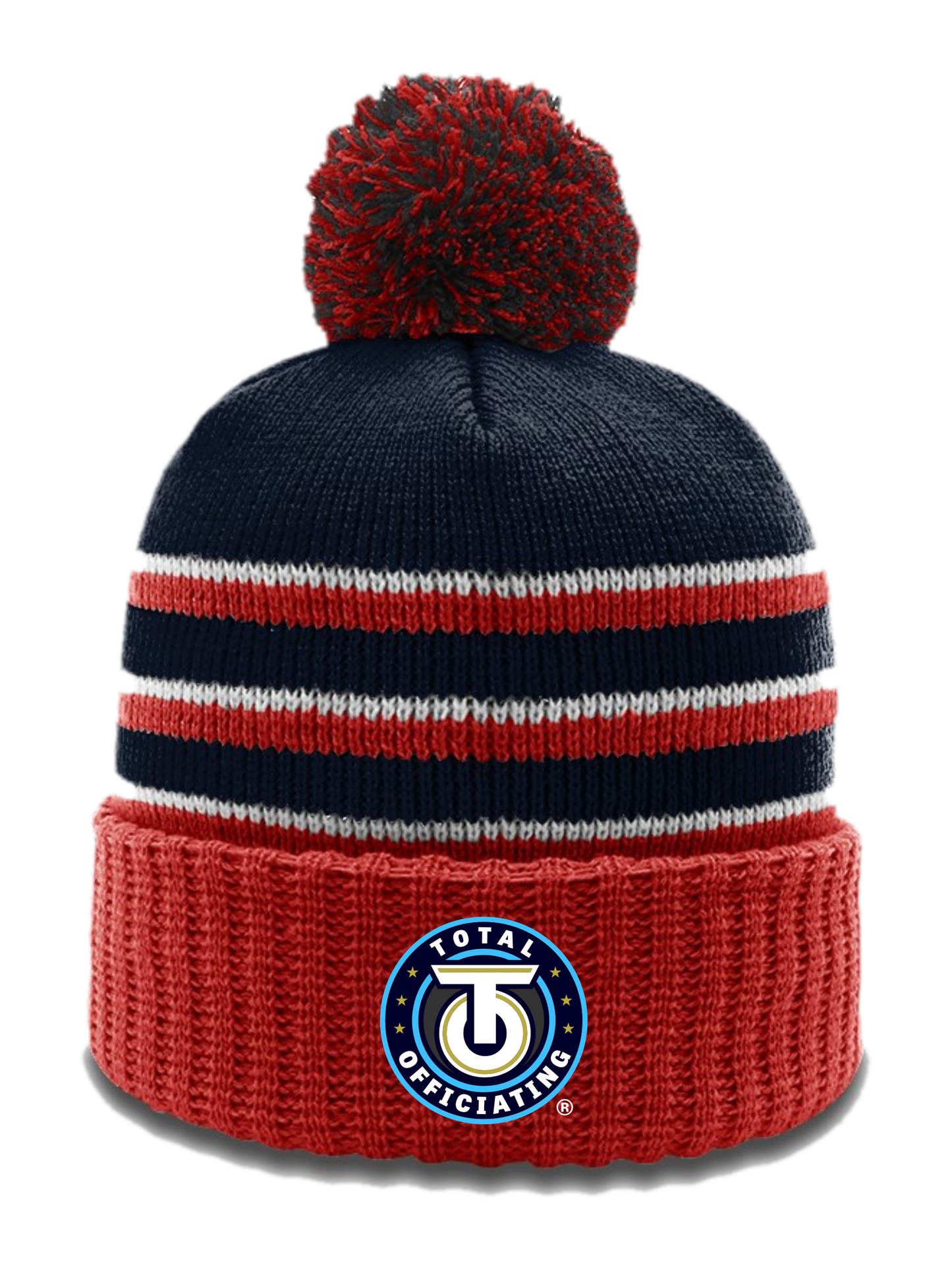 Leisure Beanie with Cuff & Pom