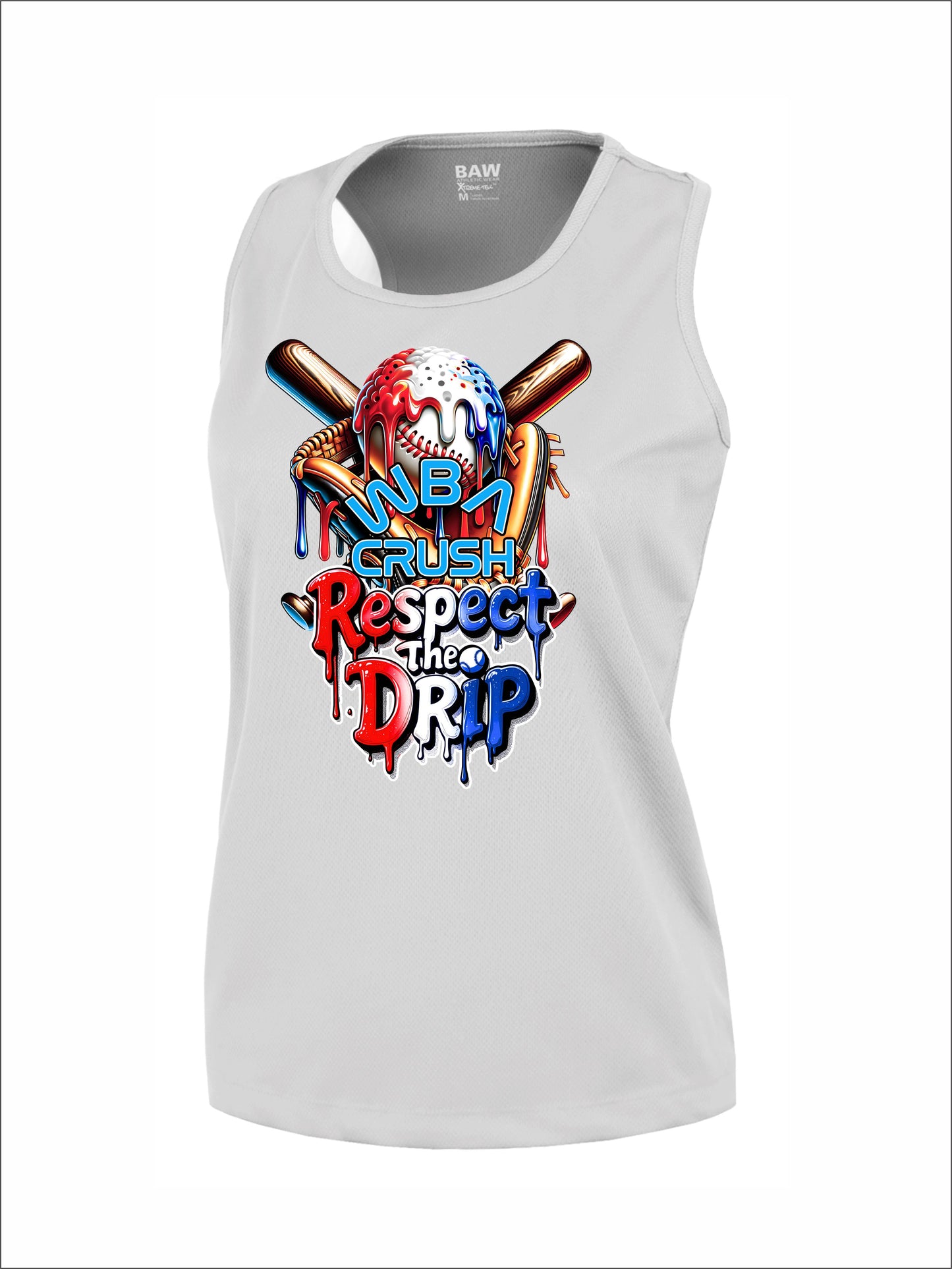 WBA Respect The Drip  Women's Racerback Tank