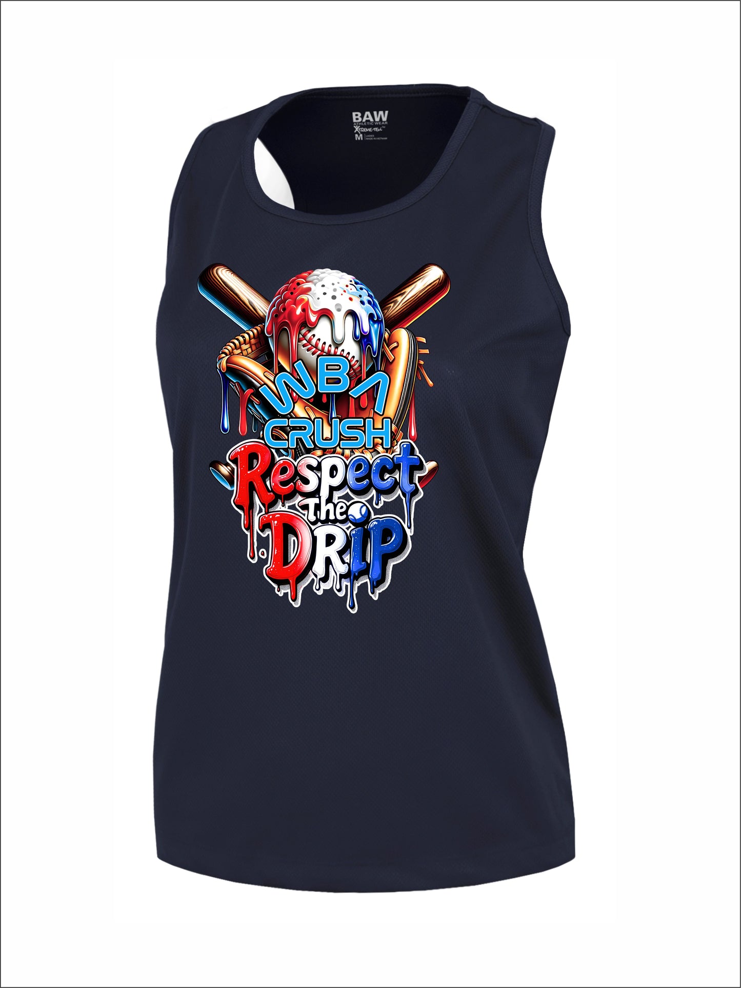 WBA Respect The Drip  Women's Racerback Tank