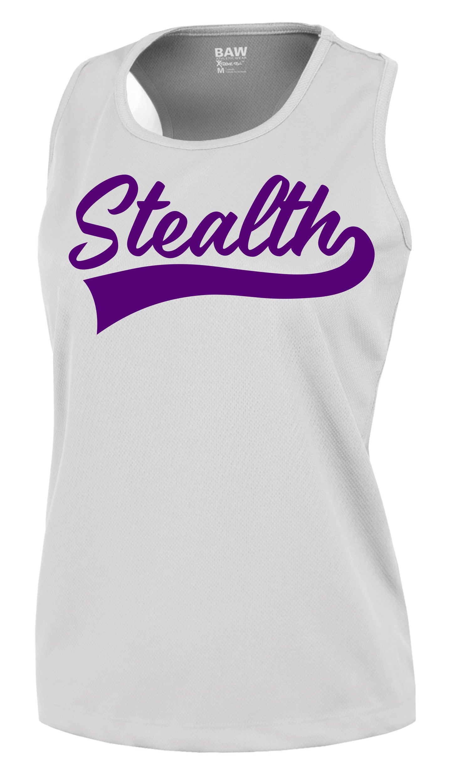 Racerback Black Tank Stealth