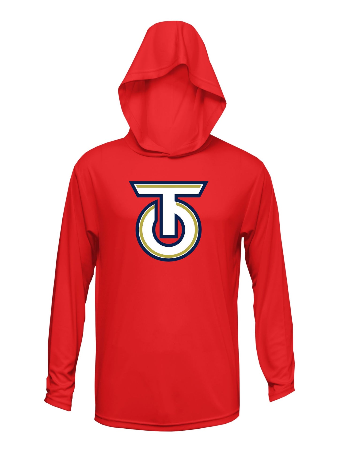 Leisure Long Sleeve Tee w/ Hood TO Logo FRONT