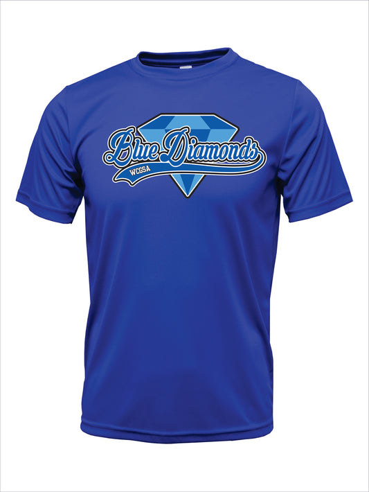 BLUE DIAMONDS DRI-FIT T-SHIRT