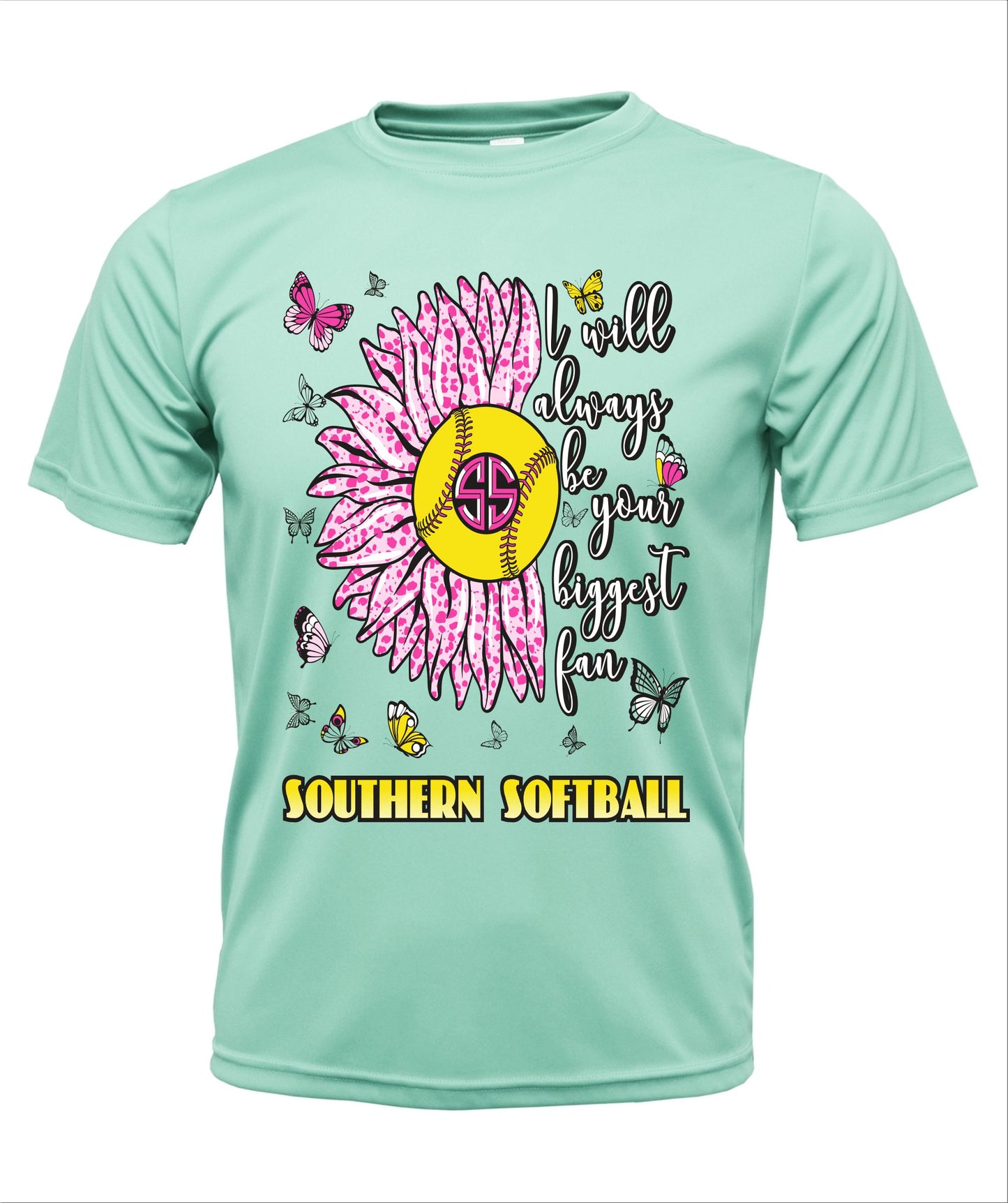 Southern Softball "Always your Biggest Fan" Cotton T-shirt