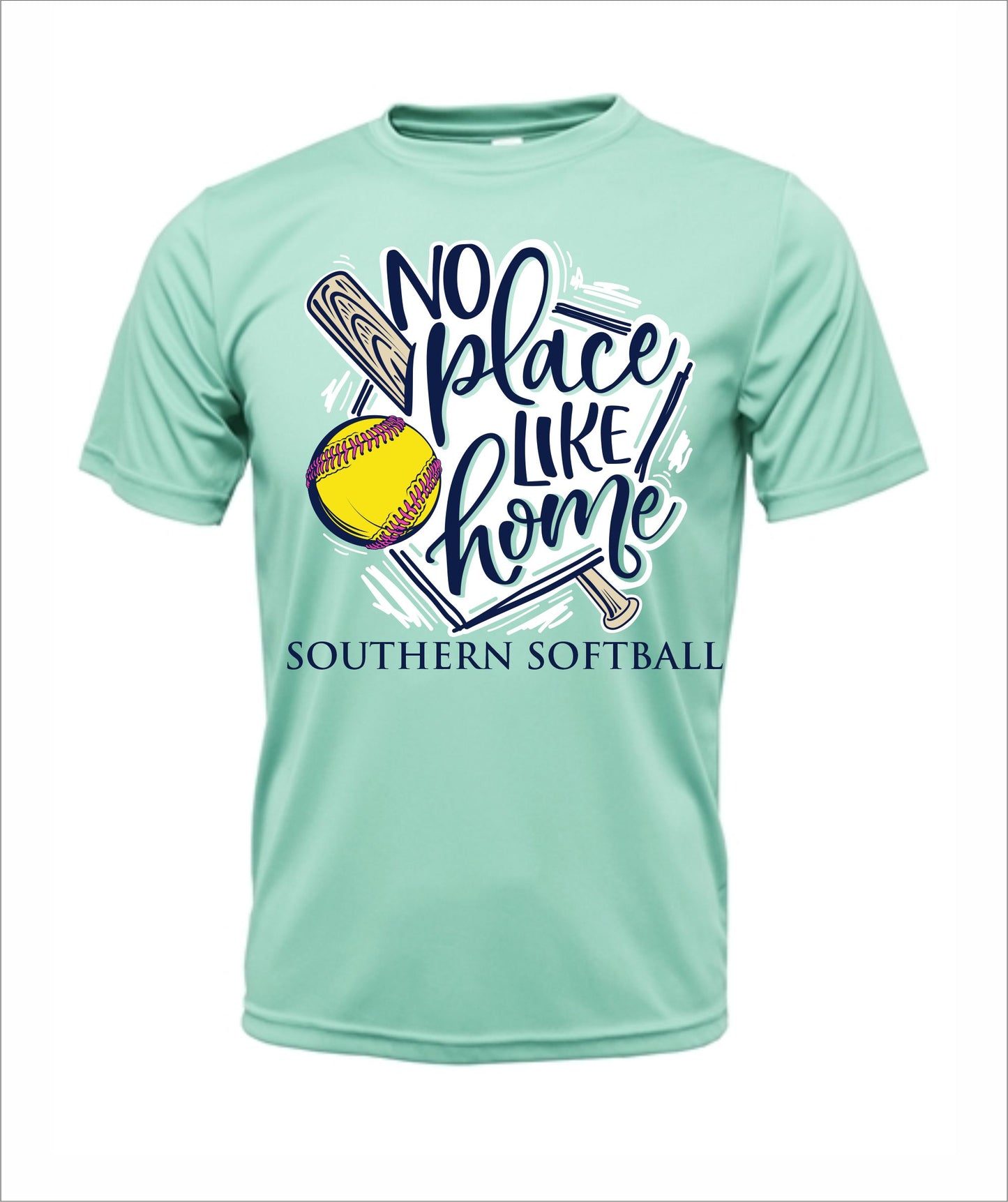 Softball "No Place Like Home" Dri-Fit T-Shirt