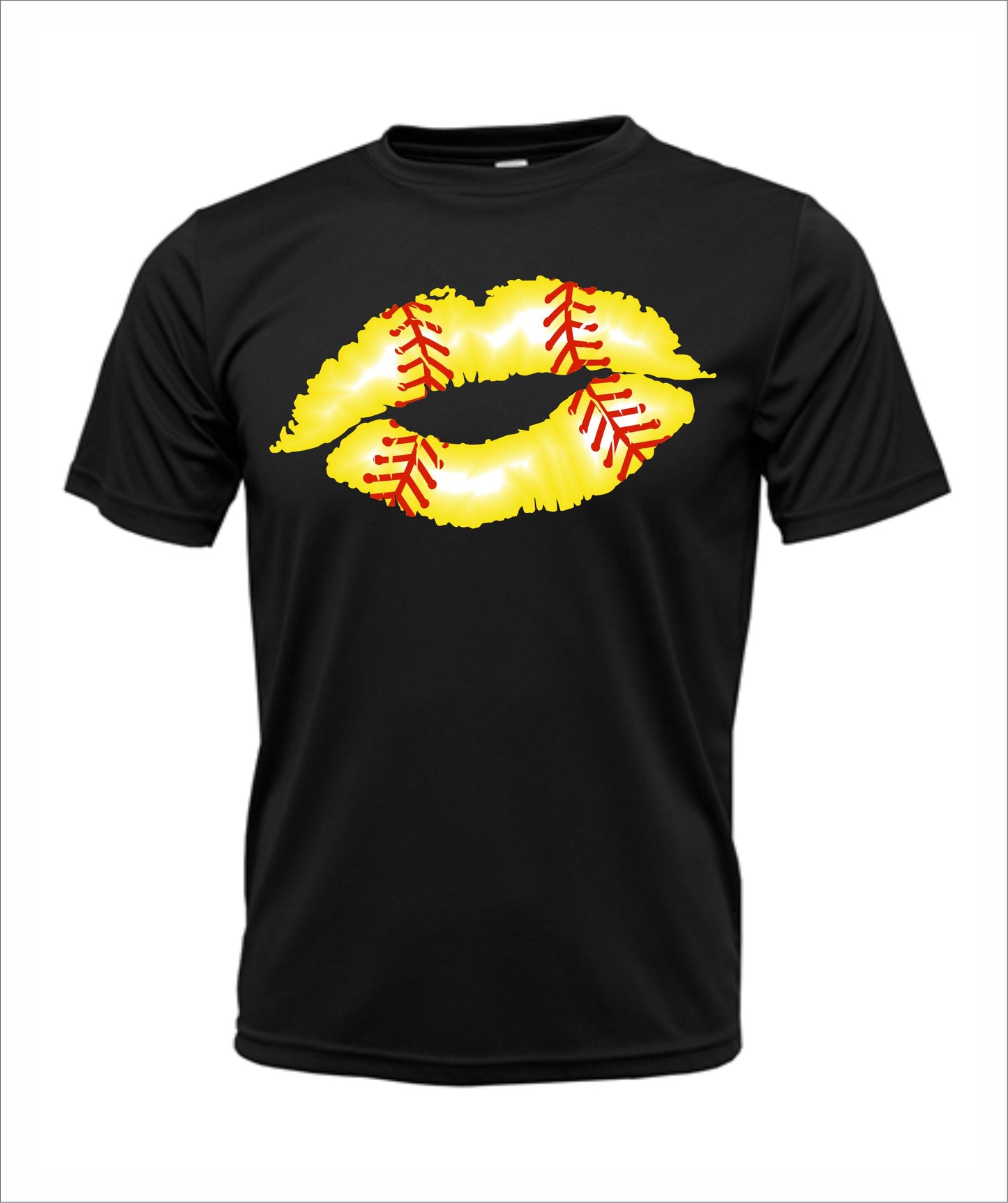 Softball "Kiss" Dri-Fit T-Shirt