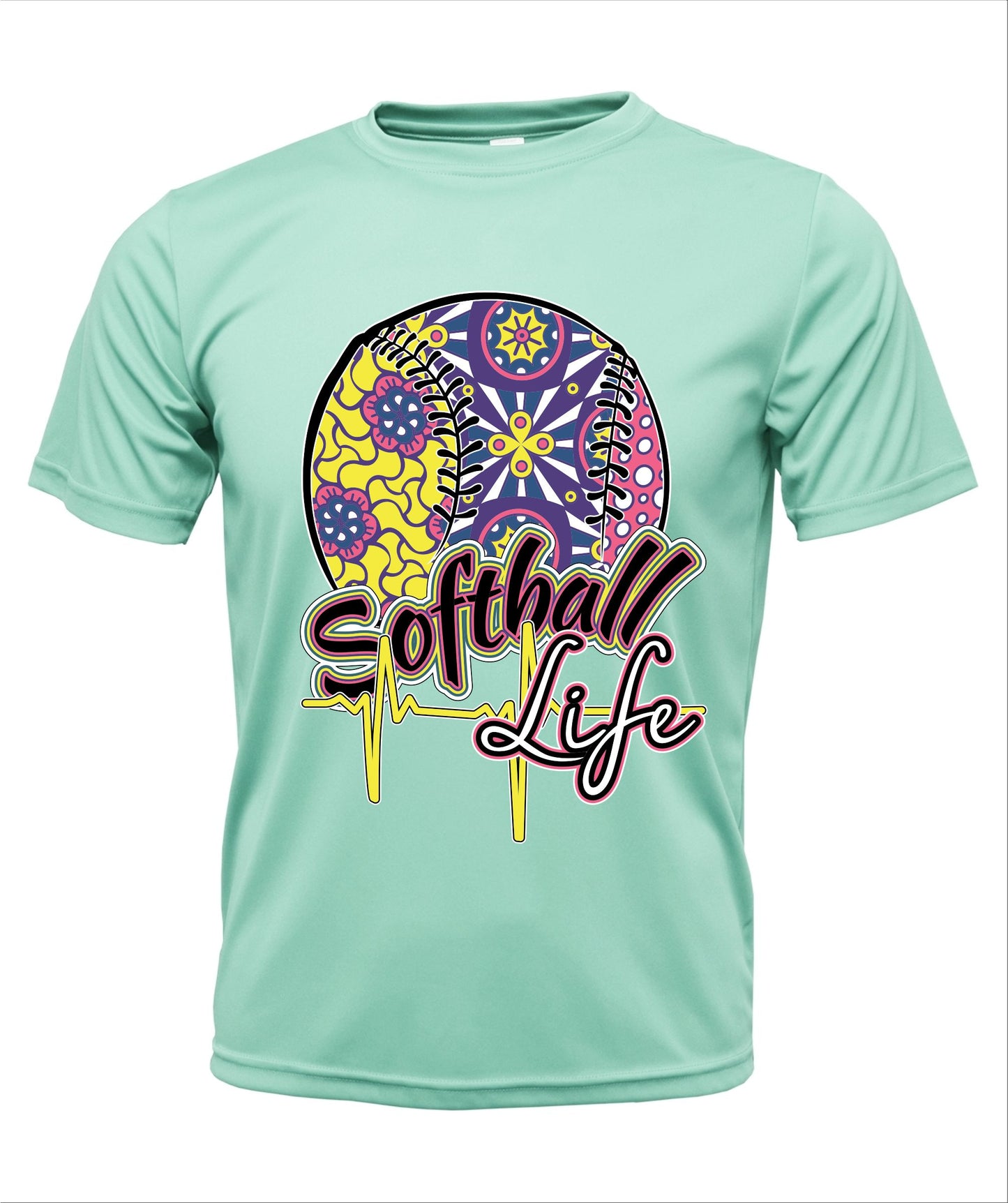 Softball "Life" Dri-Fit T-Shirt