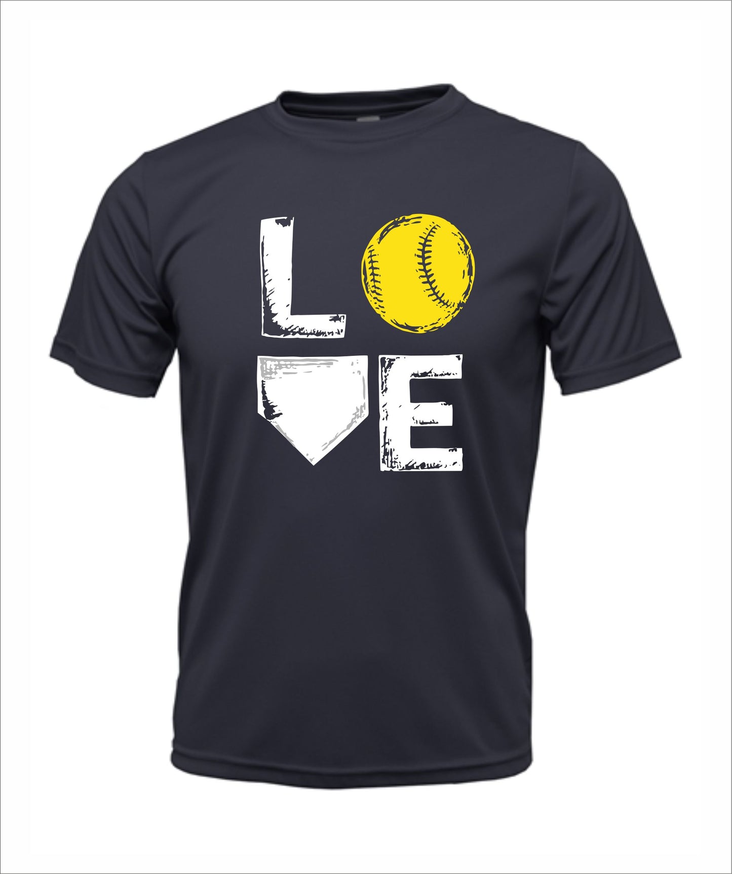 Softball "Love" Cotton T-Shirt