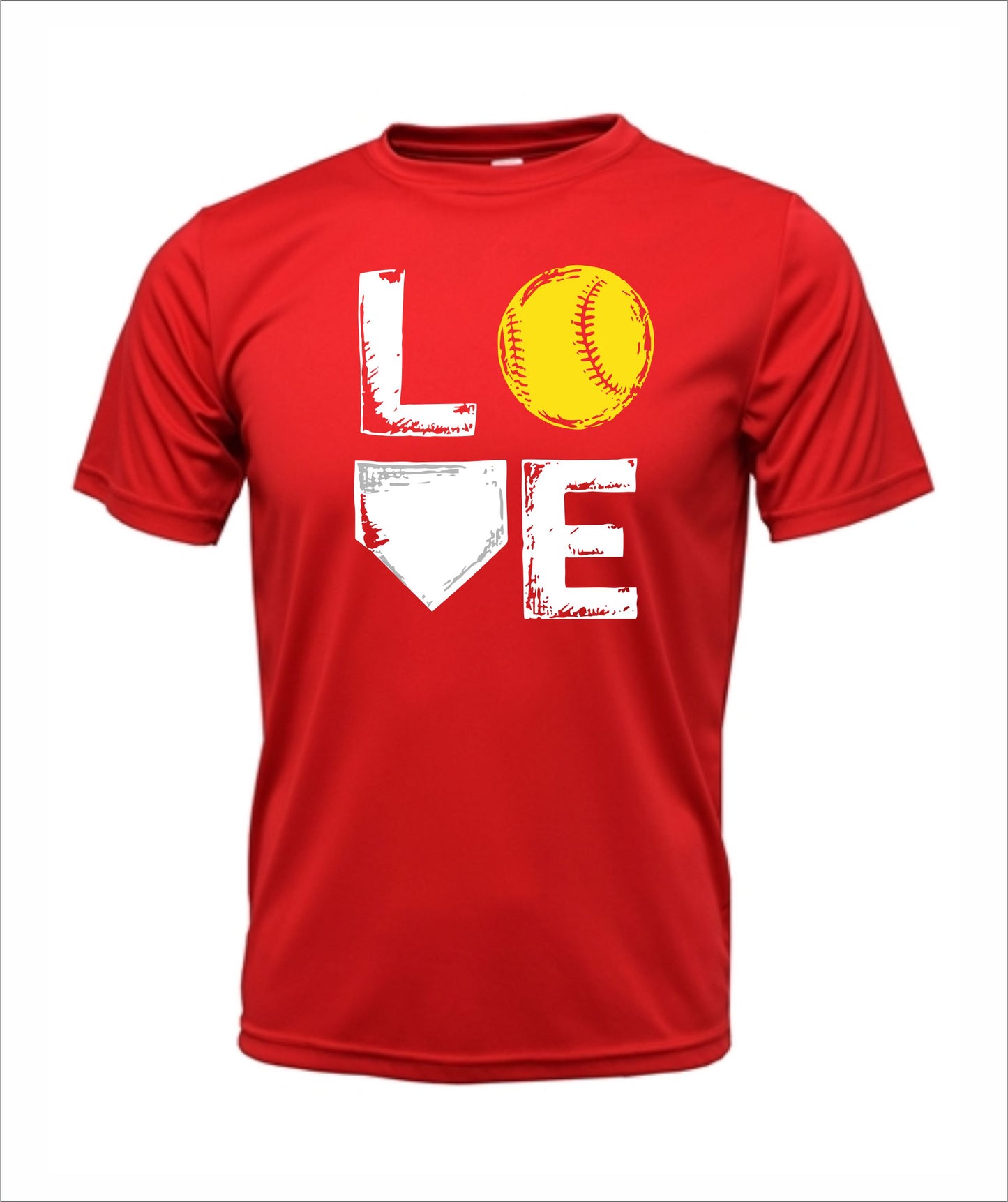 Softball "Love" Dri-Fit T-Shirt