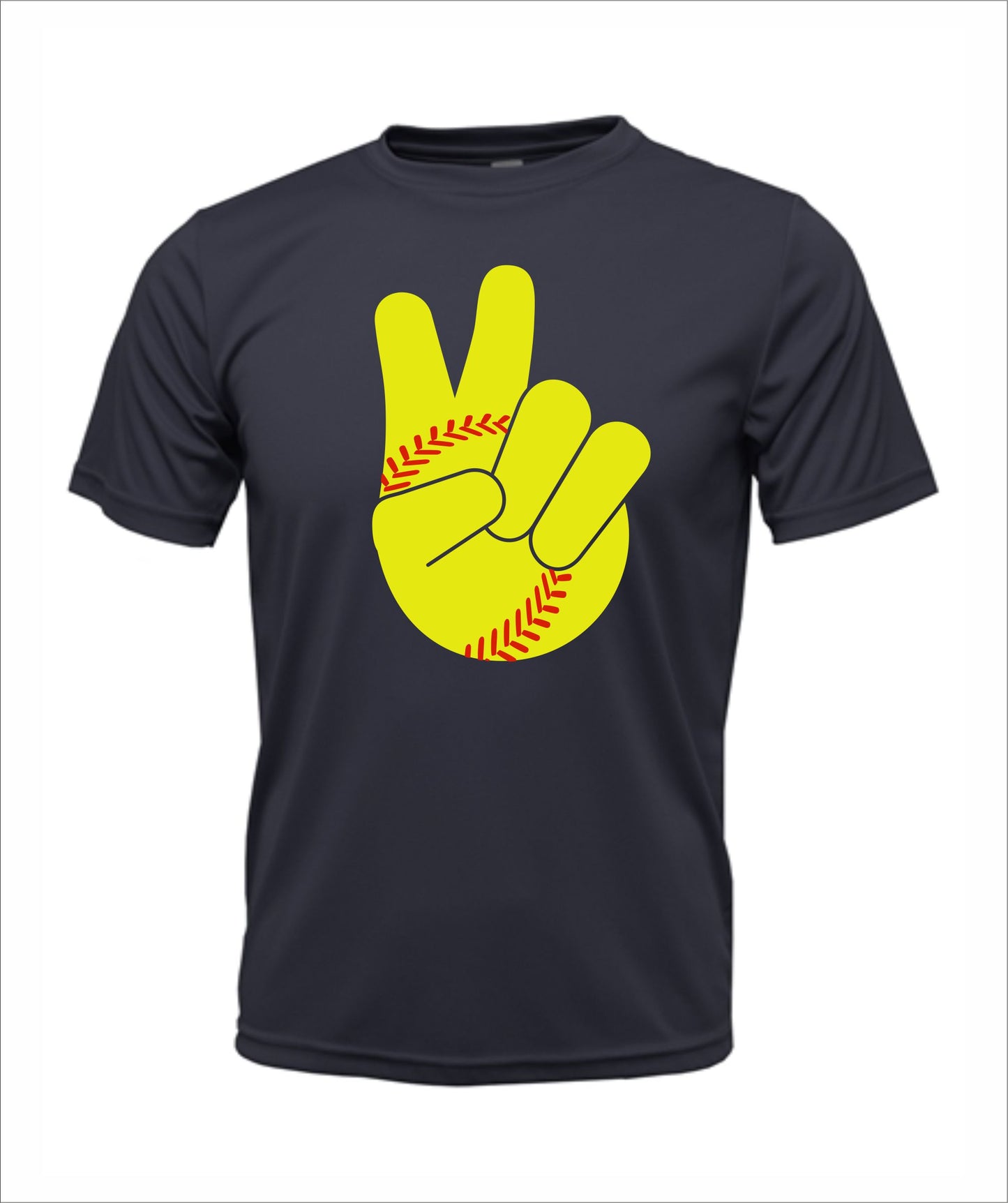 Softball "Peace" Dri-Fit T-Shirt