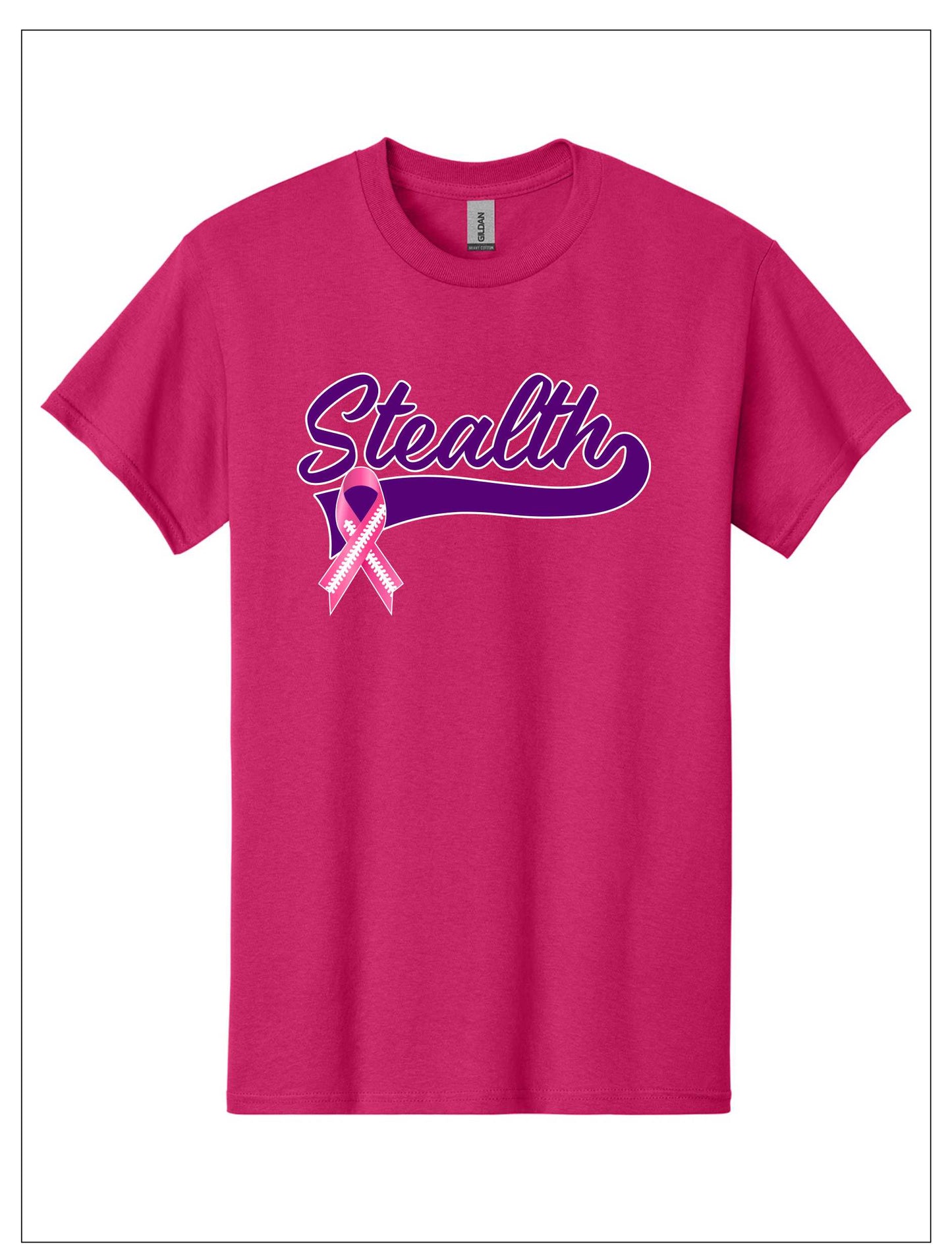 Stealth Texas Tails 100% Cotton Cancer Tee