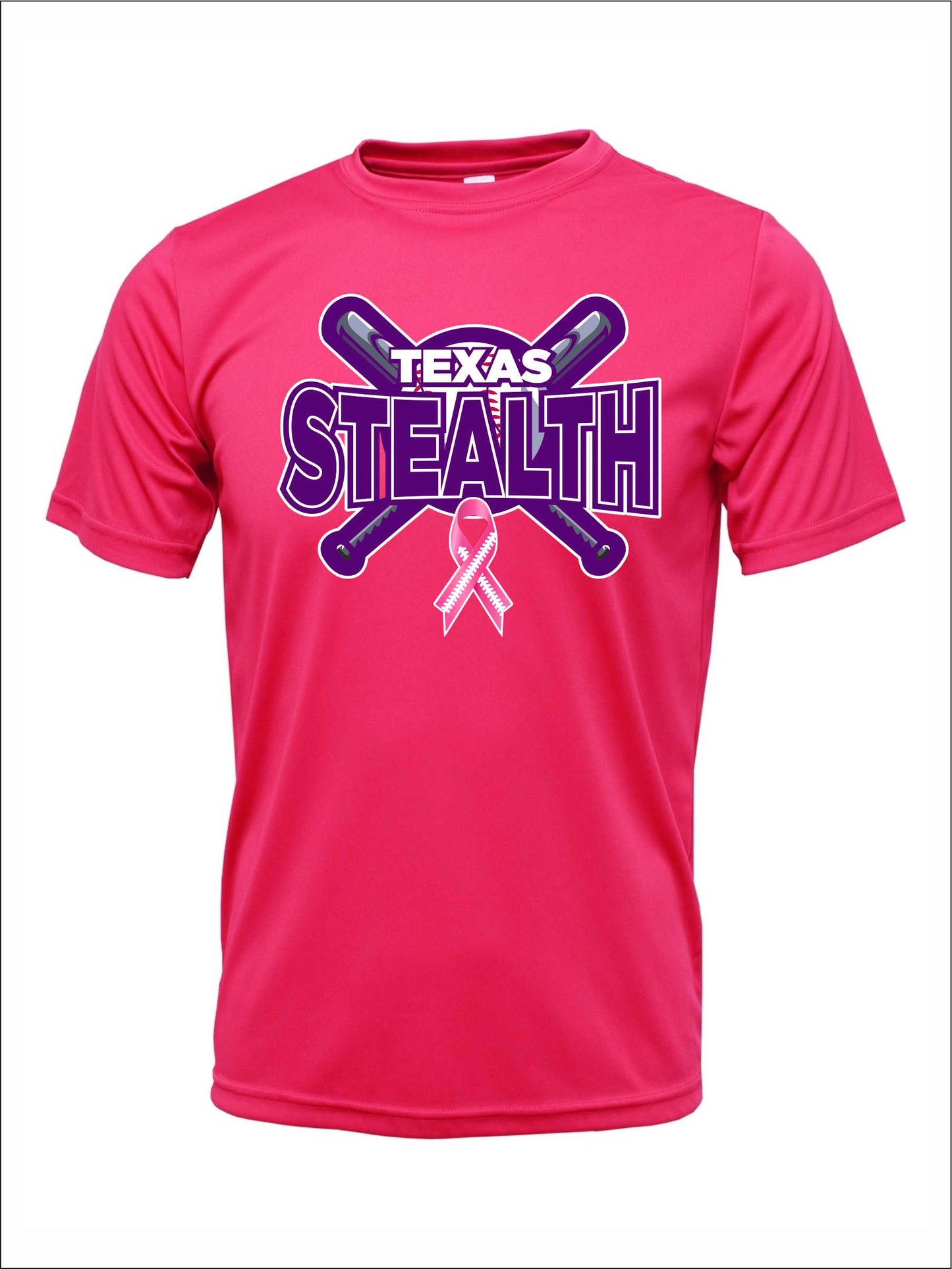 Texas Stealth Crossed Bats Cancer Dry Fit
