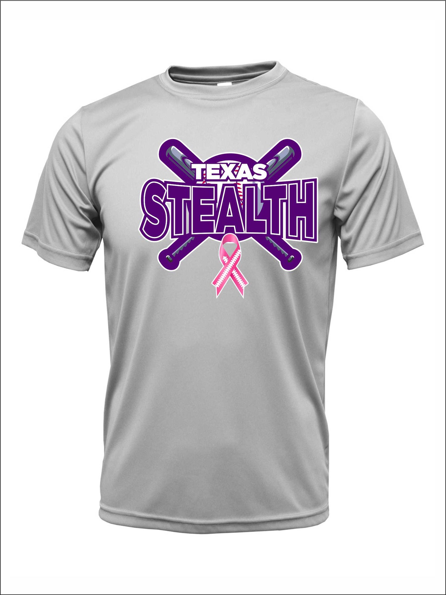Texas Stealth Crossed Bats Cancer Dry Fit