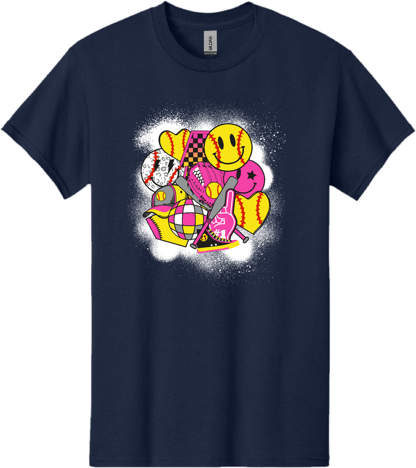 Softball Vibes Cotton T-Shirt