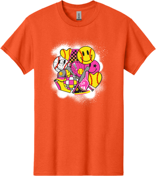 Softball Vibes Cotton T-Shirt