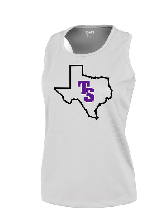Racerback Stealth Tx Map Racerback Tank