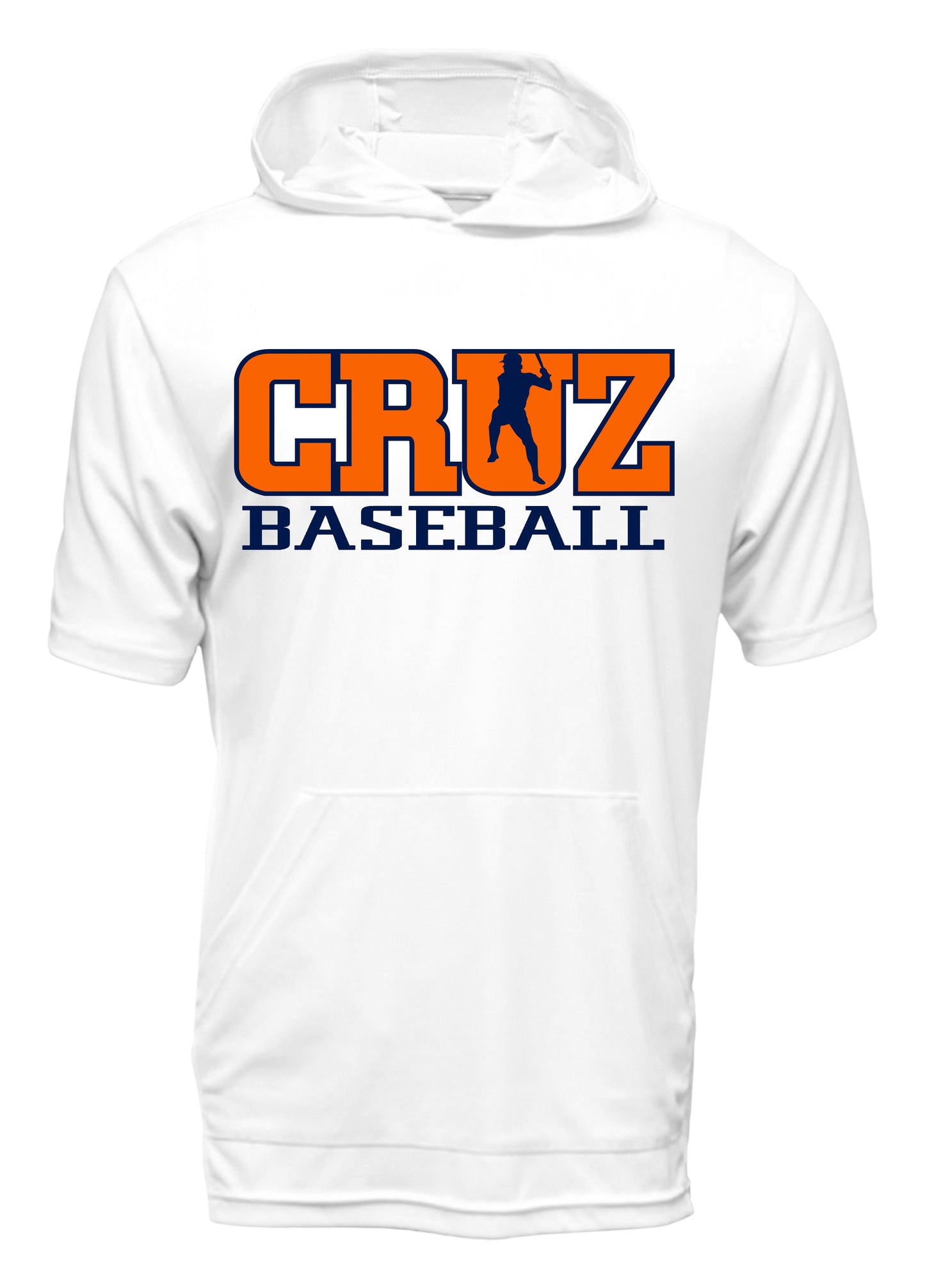 Cruz Baseball  Dri-Fit Short Sleeve Hoodie