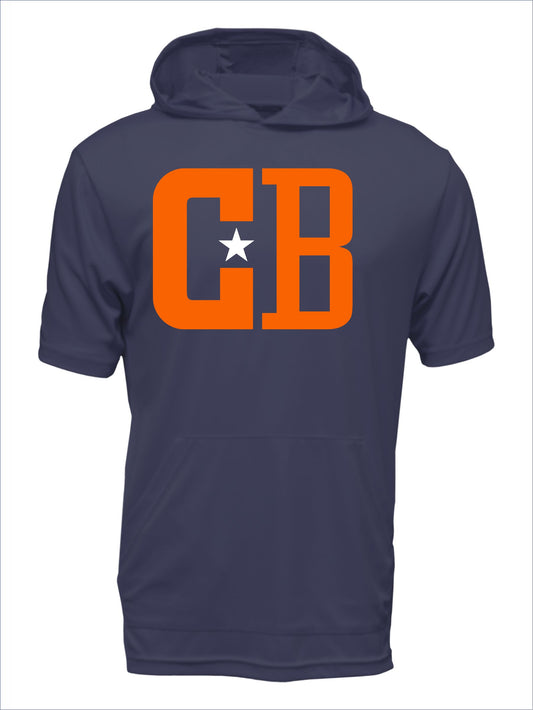 Cruz Baseball "CB" Dri-Fit Short Sleeve Hoodie