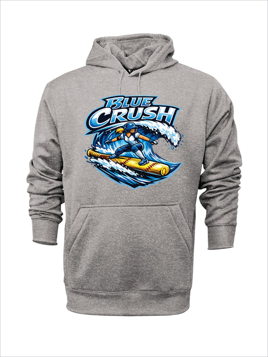 Blue Crush Cotton Hoodie w/Name