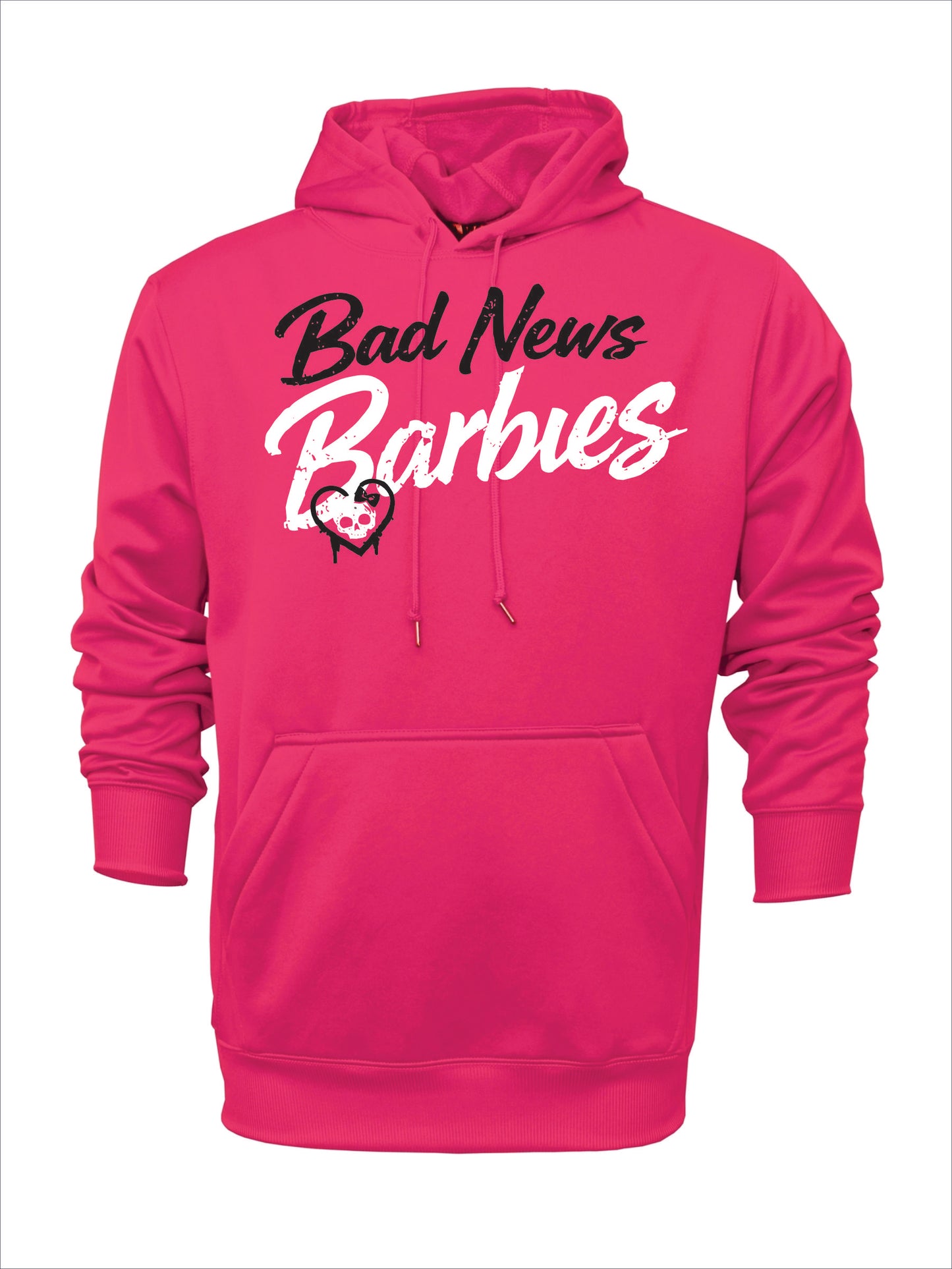 Bad News Barbies Cotton Hoodie w/Name