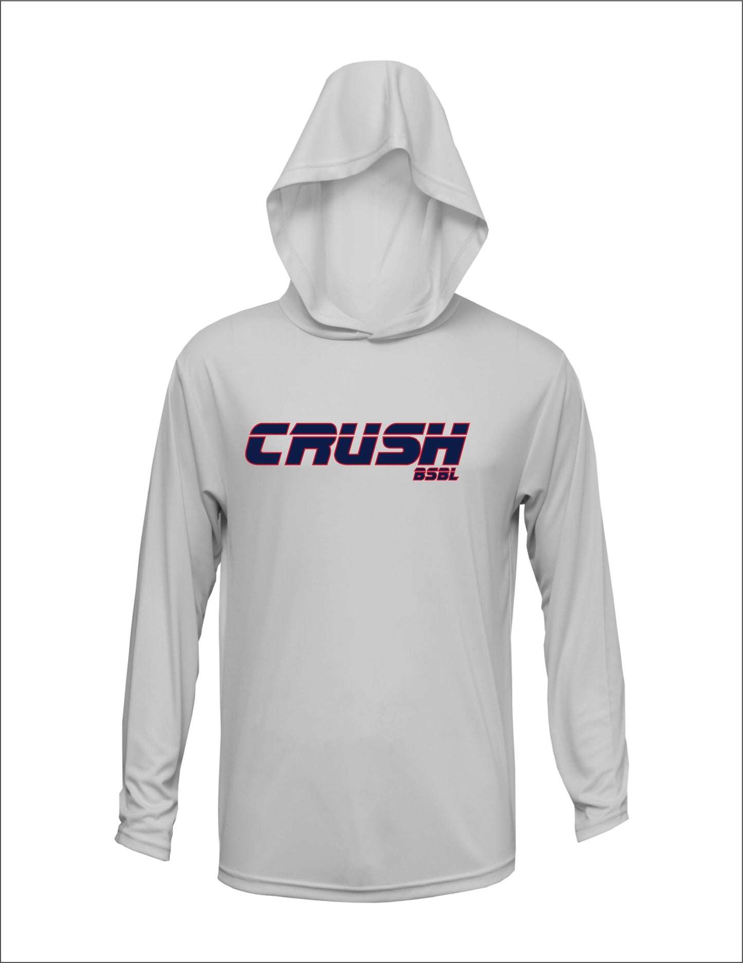 Crush Baseball Hooded Long Sleeve Dri-Fit T-Shirt