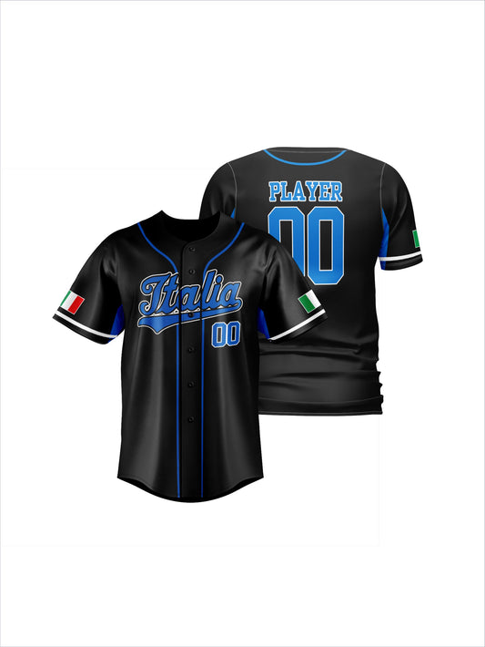 Team Italy Jersey - Black