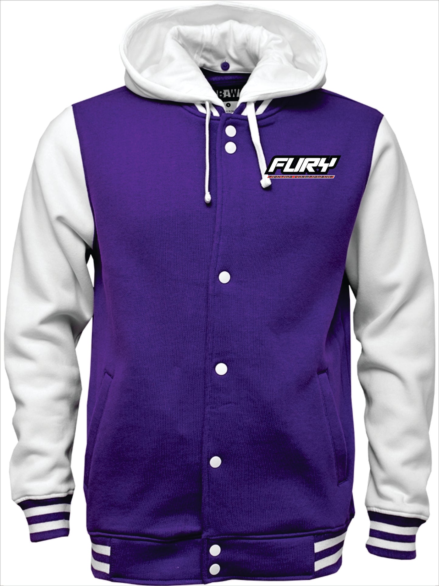 Fury FC Embroidered Letterman Jacket
