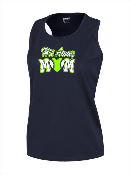 Hit Away Mom Women's Racerback Tank