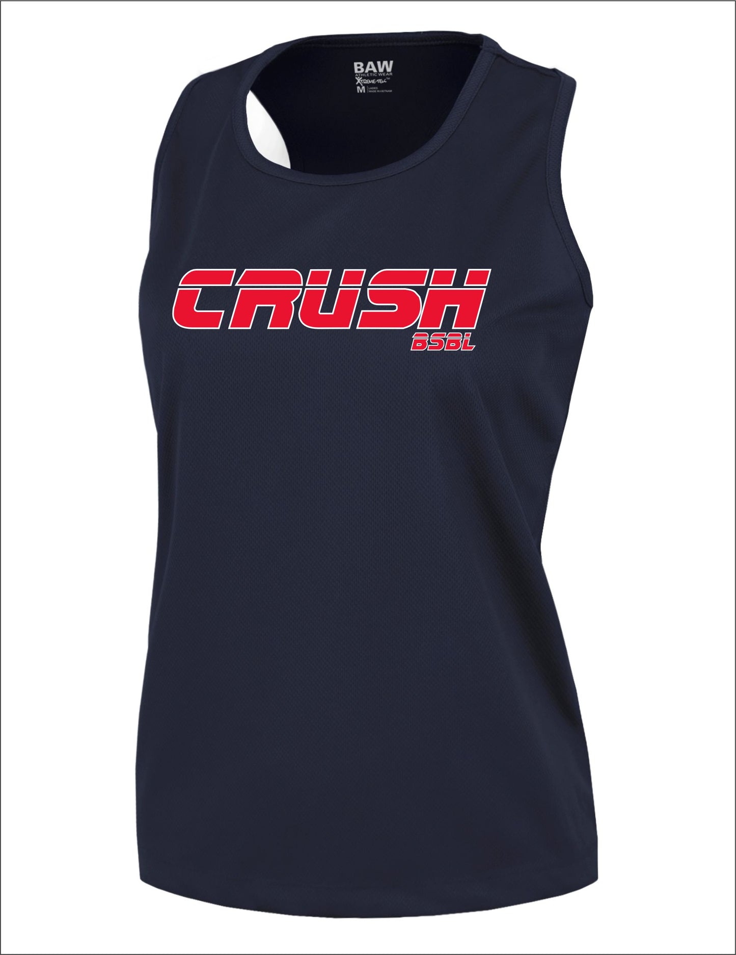 Crush Baseball Women's Racerback Tank