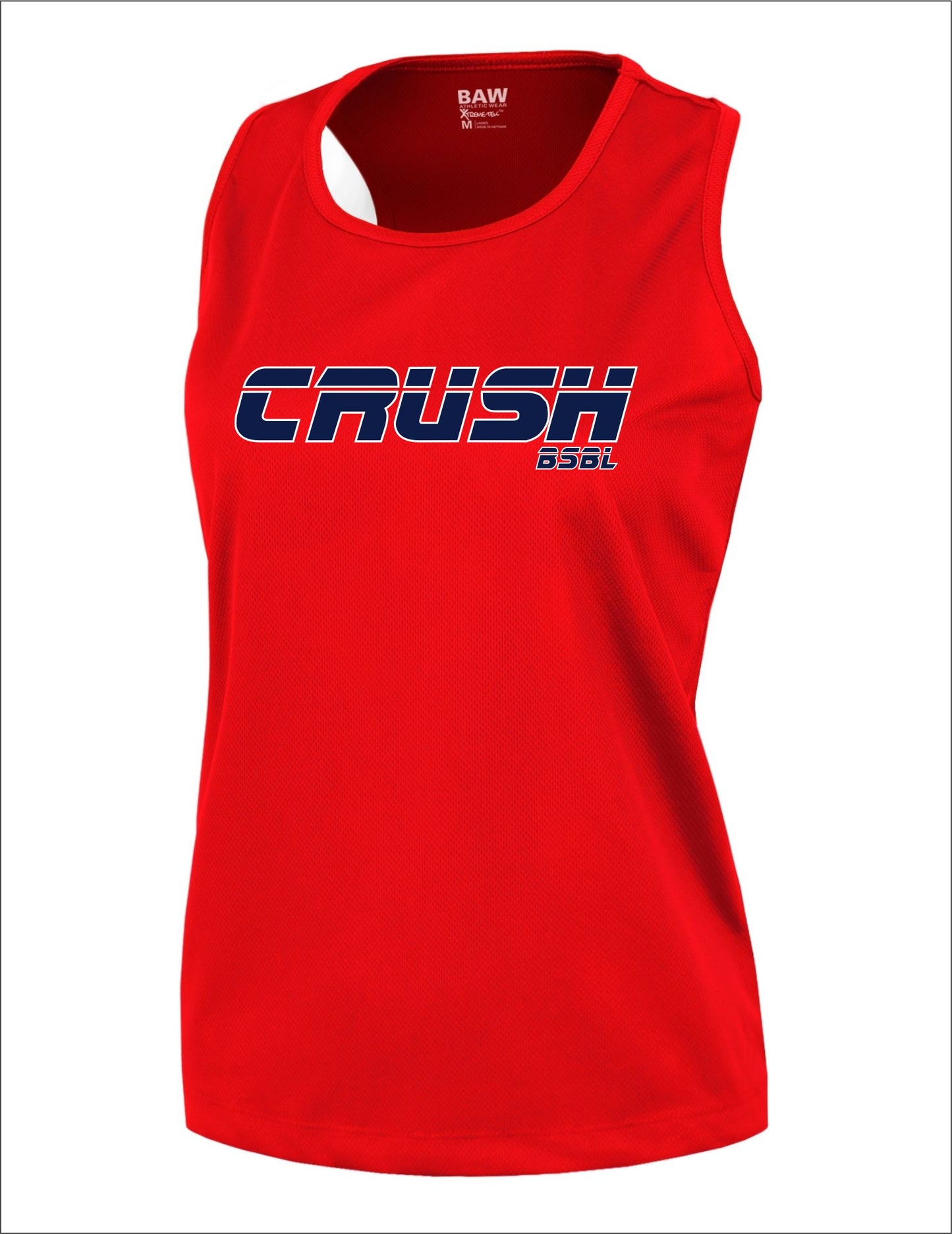 Crush Baseball Women's Racerback Tank