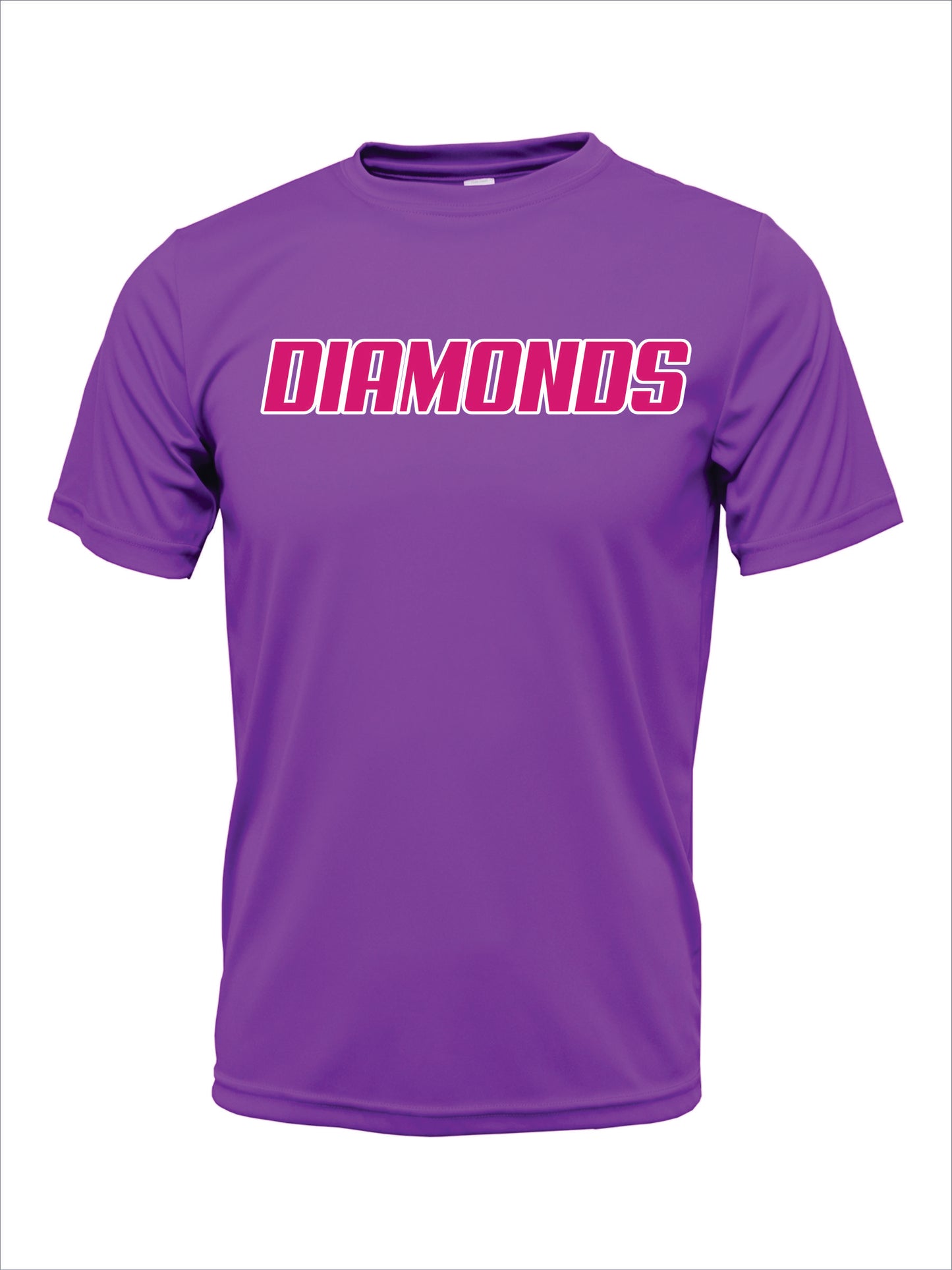 Diamonds Violet Cotton Spirit Shirt