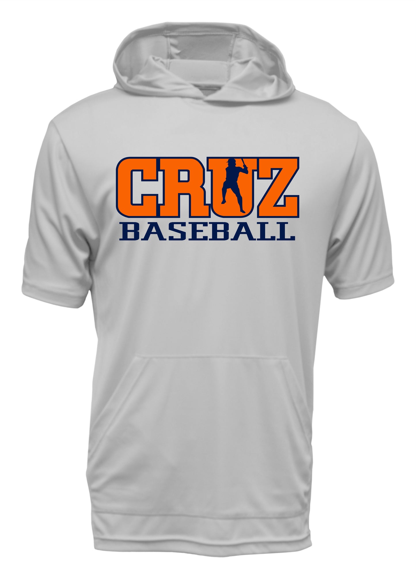 Cruz Baseball  Dri-Fit Short Sleeve Hoodie