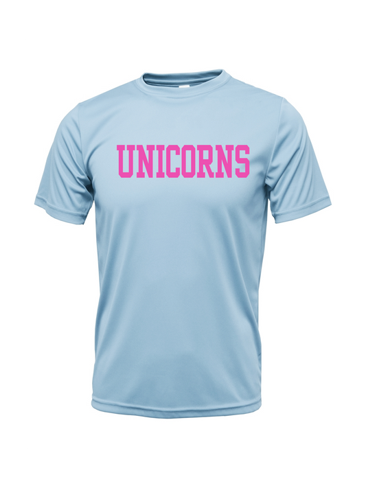 UNICORNS DRI-FIT SPIRIT SHIRT W/ NAME AND NUMBER