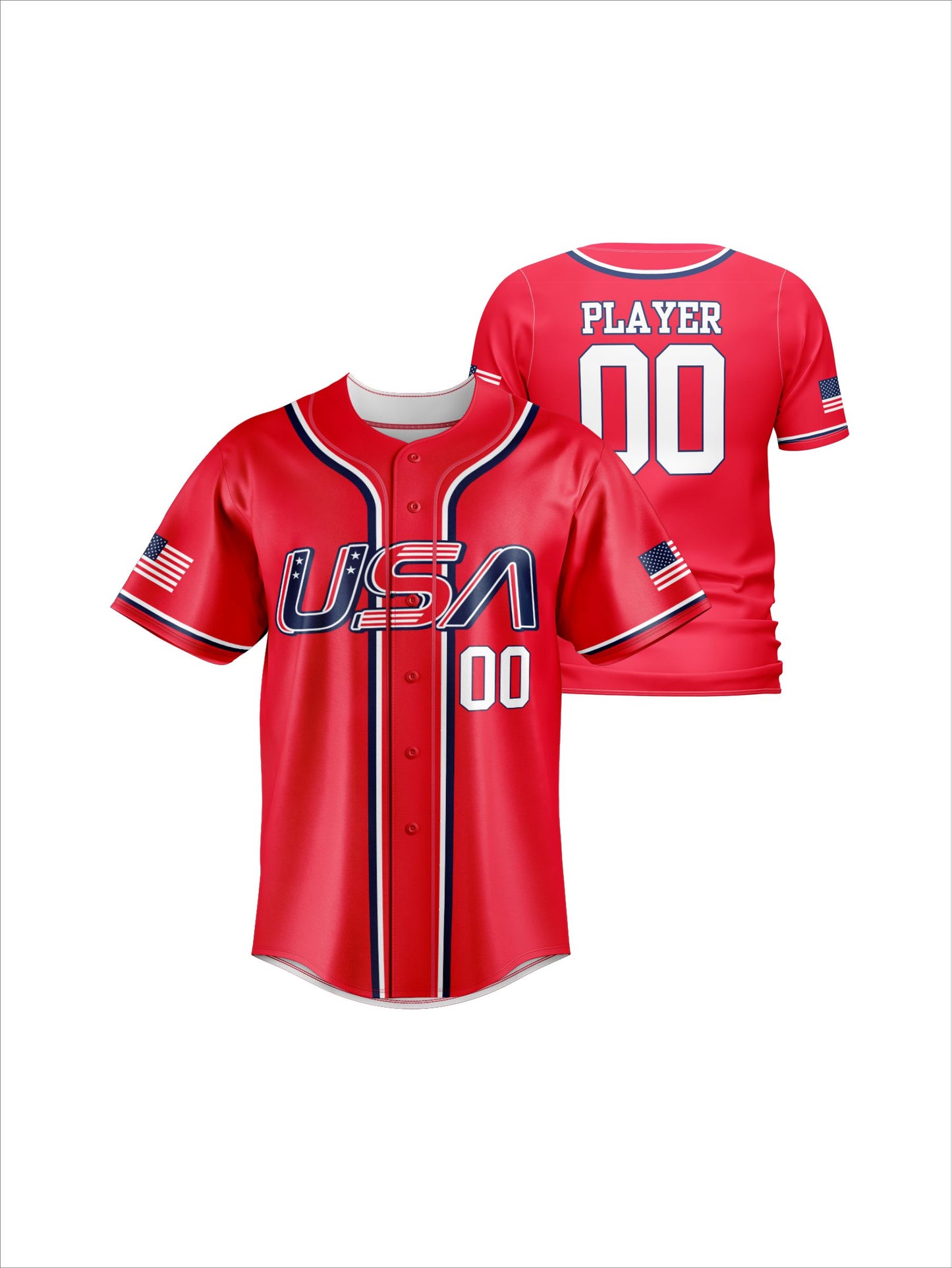 Team USA Jersey - Red