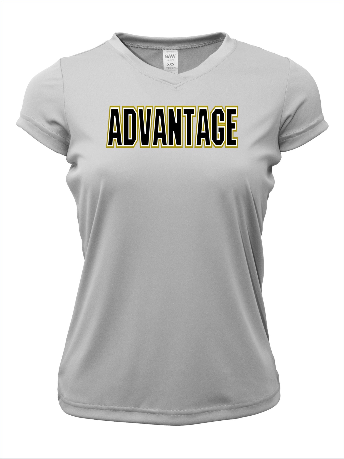 Ladies V-Neck "Advantage" Cotton T-Shirt