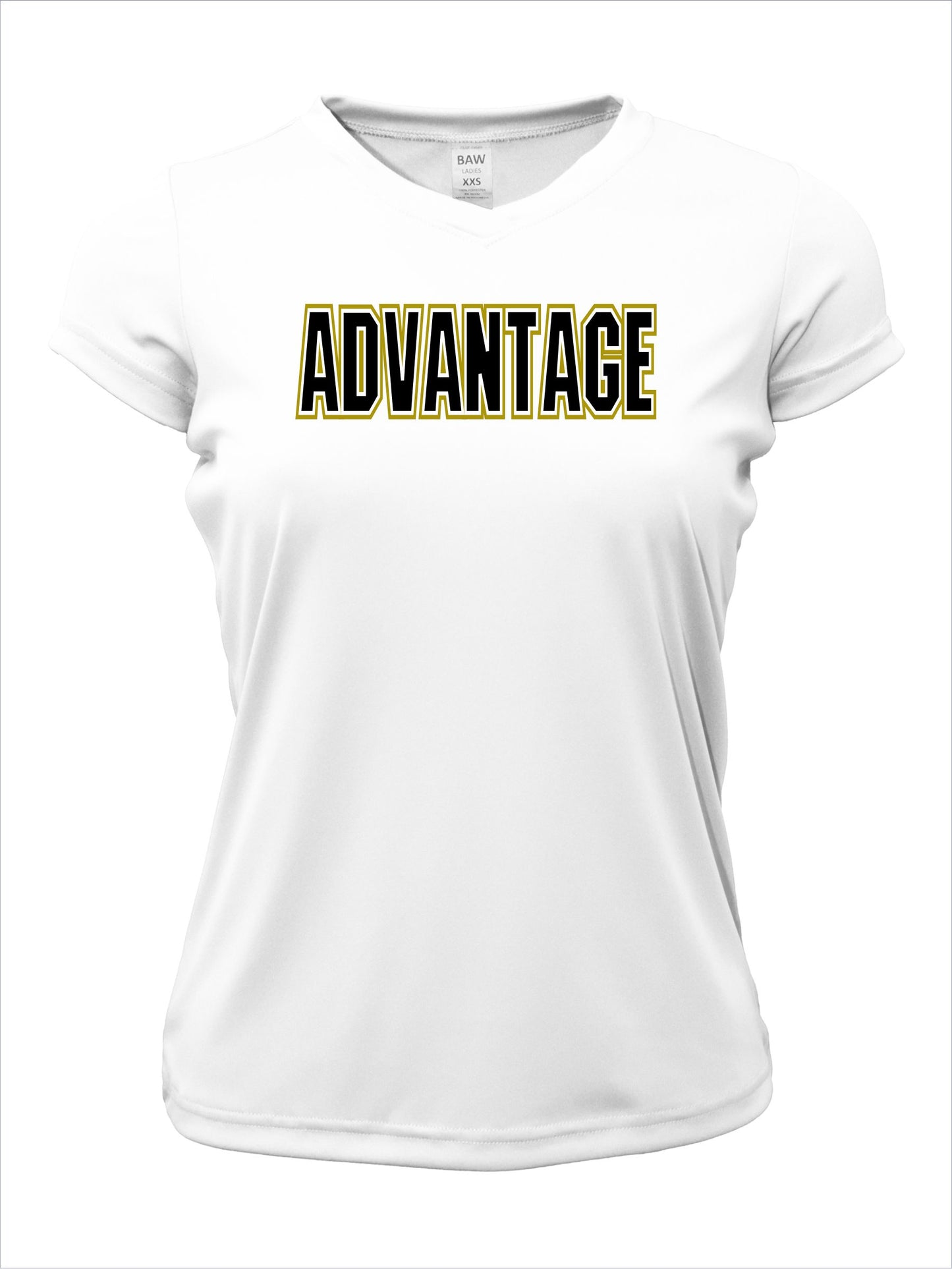 Ladies V-Neck "Advantage" Dri-Fit T-Shirt