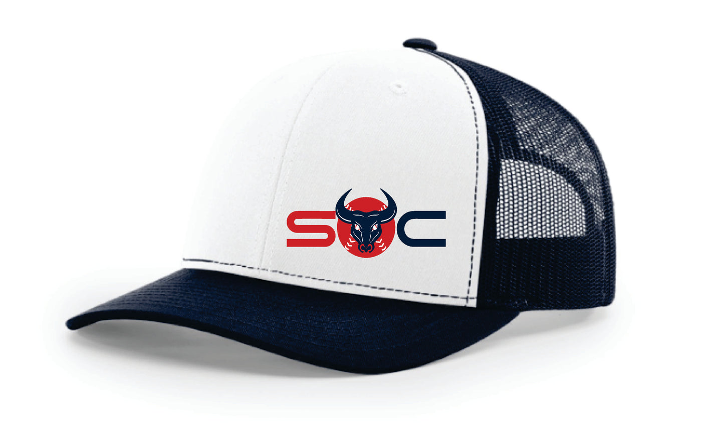 SC Trucker Hat - Snapback w/ offset logo 2 color options available