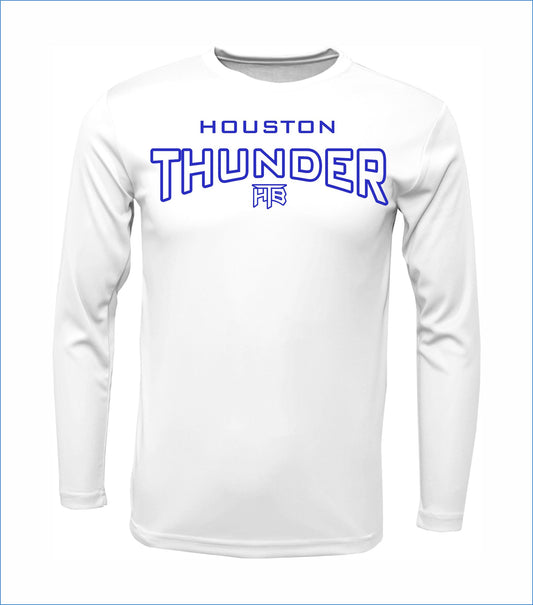 Houston Thunder Arched Long Sleeve Cotton Shirt